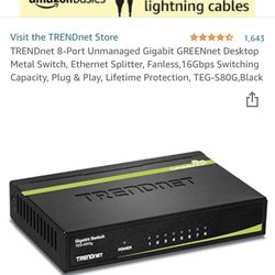 Ethernet Switch for Internet- Works Great