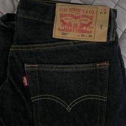 Charcoal 501s Pants