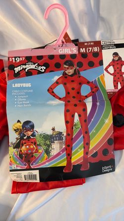 Miraculous Ladybug Girls Costume Size M (7/8)