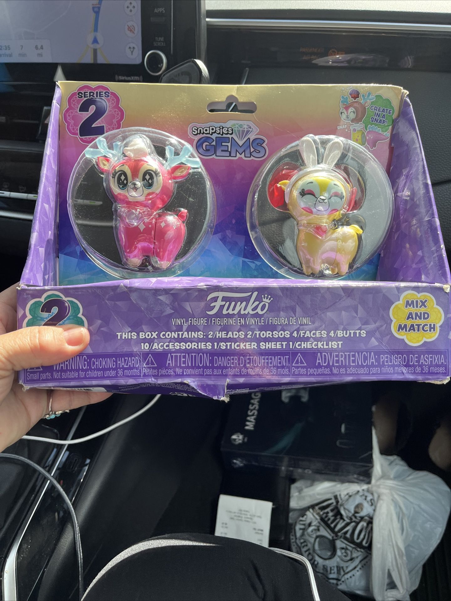 FUNKO SNAPSIES: Gems -2PK (Spring) Blush&Pinky New Toy, Vinyl Figure Sealed Box 