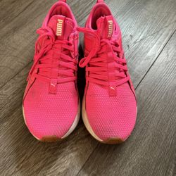 Hot Pink Puma Running Shoes 