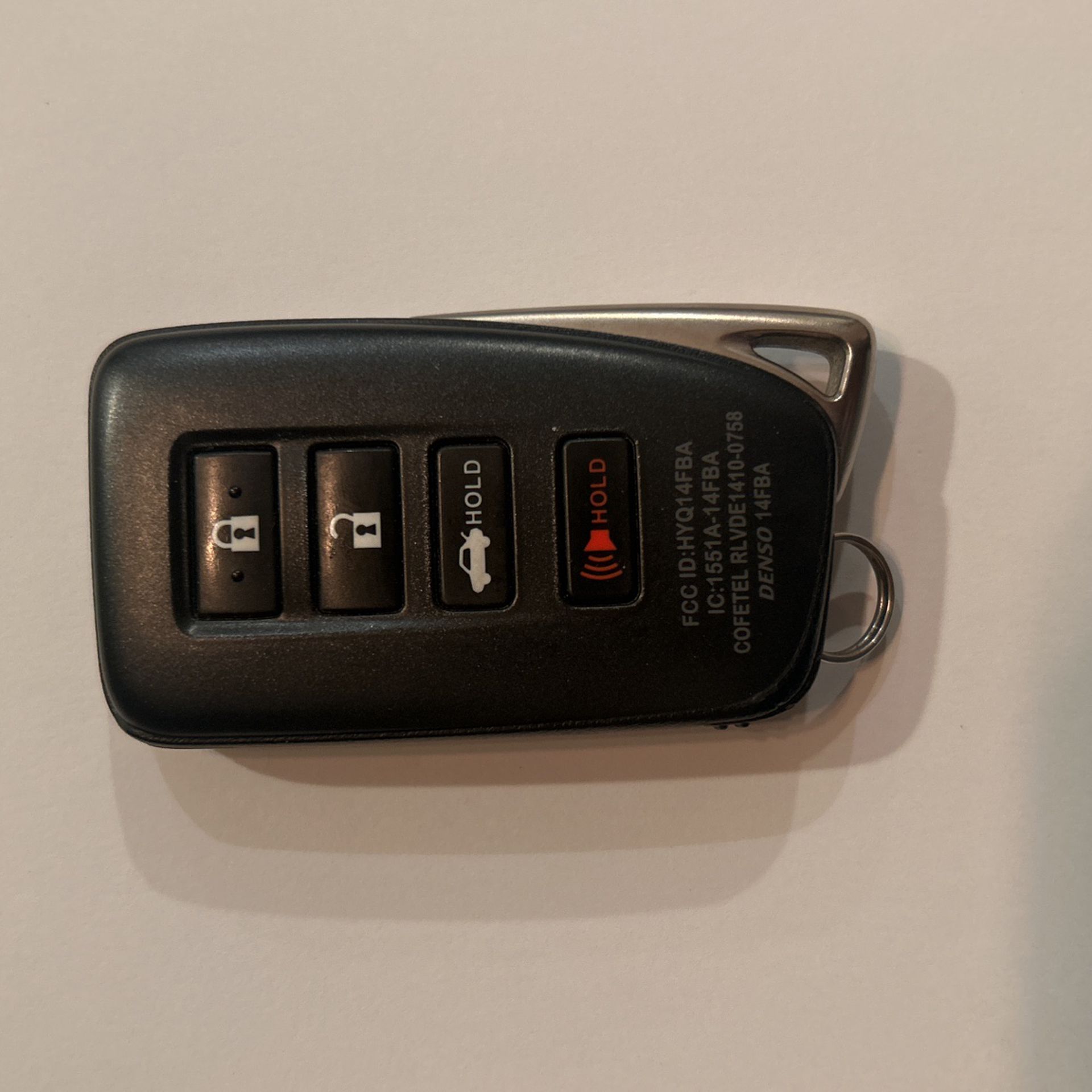 2017 Lexus ES350 Key fob