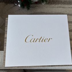 Empty CARTIER box 12.75” x 10.3” x 5.75”