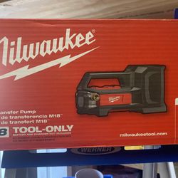 MILWAUKEE M18  TRASSFER PUMP #2771-20((TOOL ONLY )) 