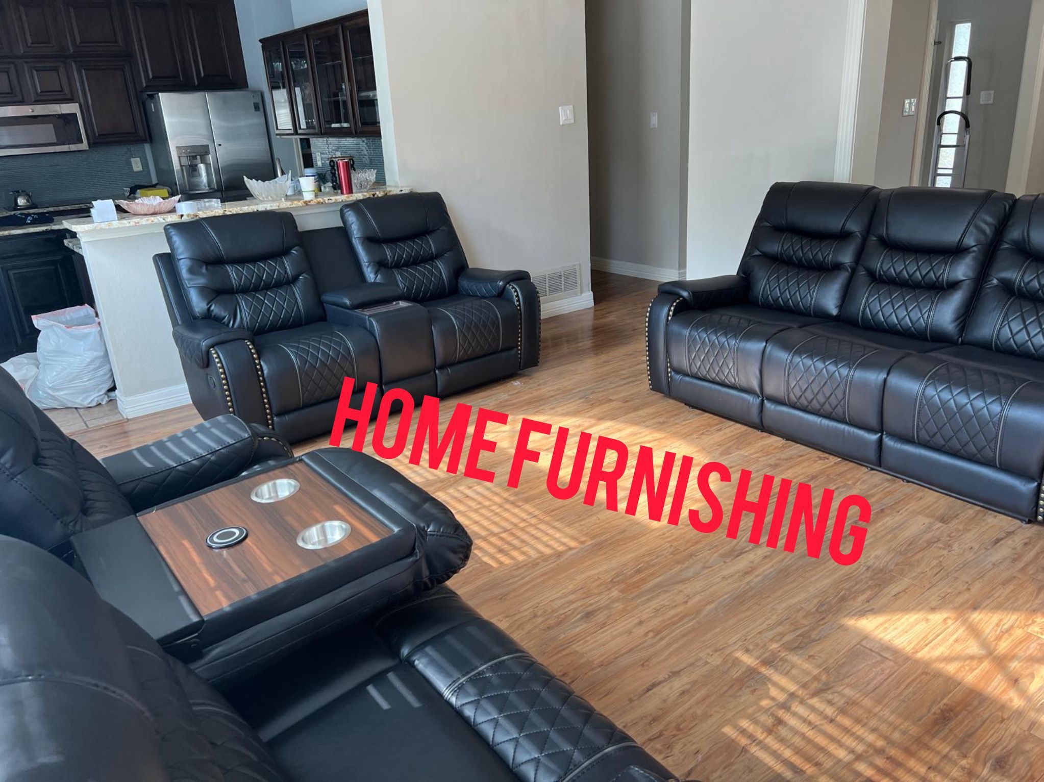 Furniture, living room leather