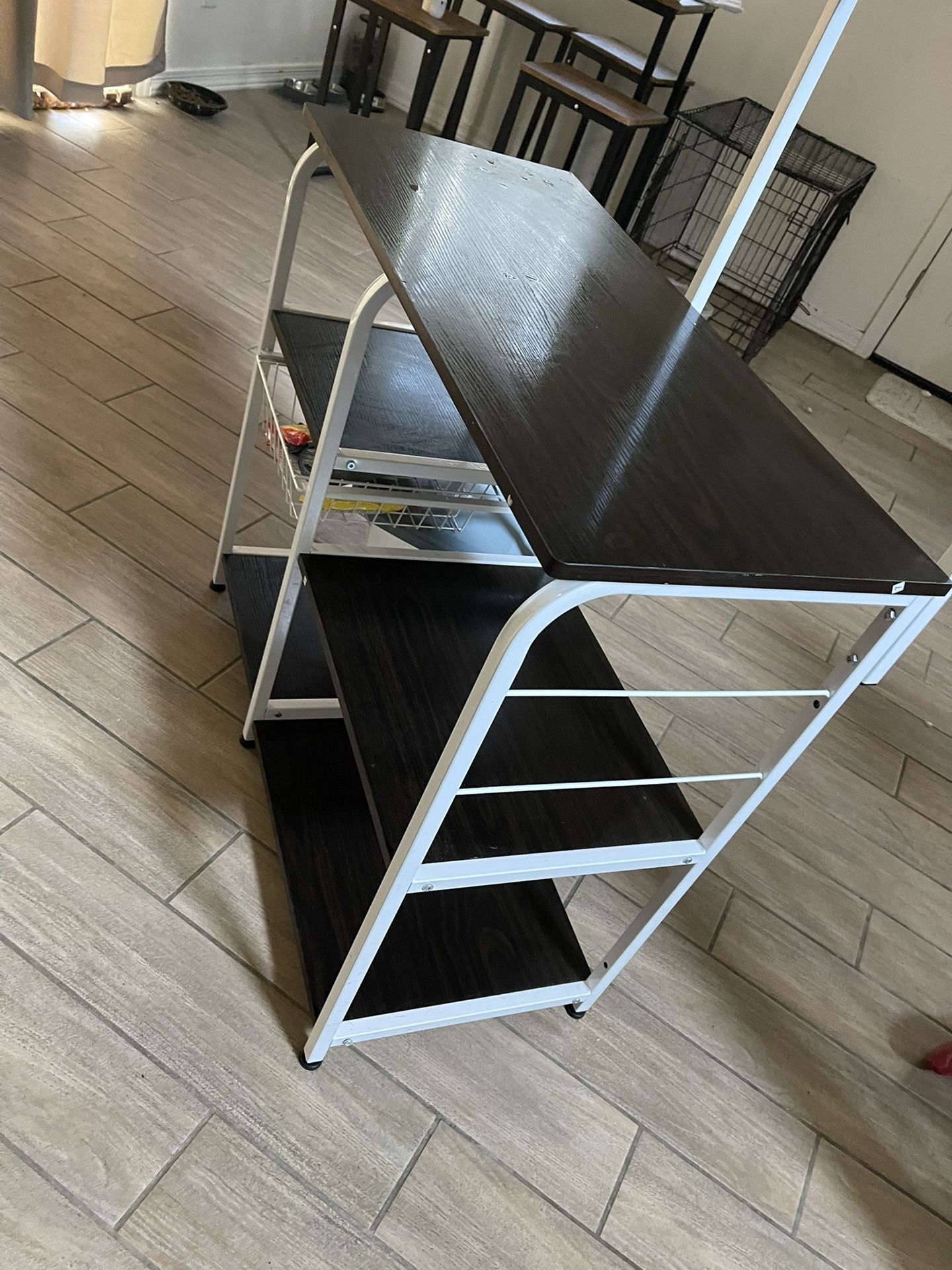 Bakers Rack Or Island Cart For Kitchen