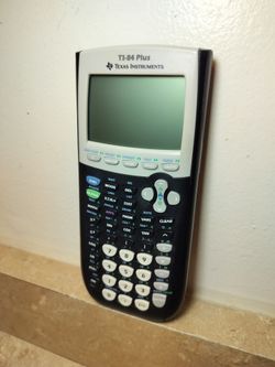 Texas Instruments TI-84 Plus Graphing Calculator w/ Slide Cover - Tested & Works Great