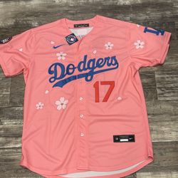 Shohei ohtani RARE (sizes In Description) Tokyo World Series 2025 pink Los Angeles Dodgers baseball jersey