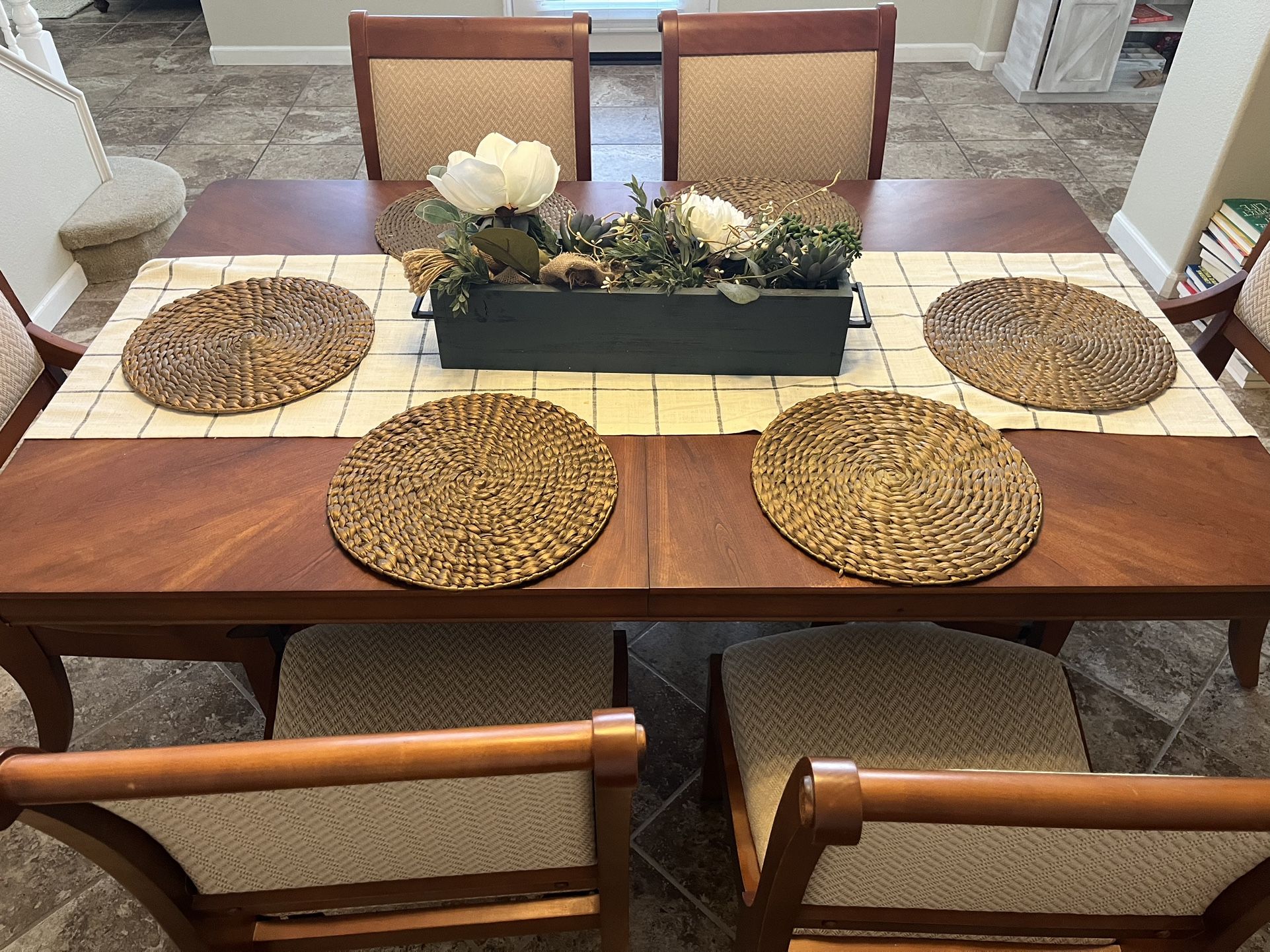 Basset 6 Chair Dining Room Table