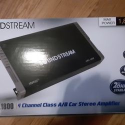 Soundstream AR4.1800 Amplifier in The Box