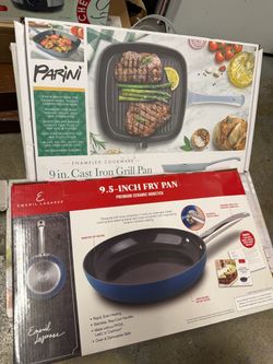 New Cast Iron and Frying Pan