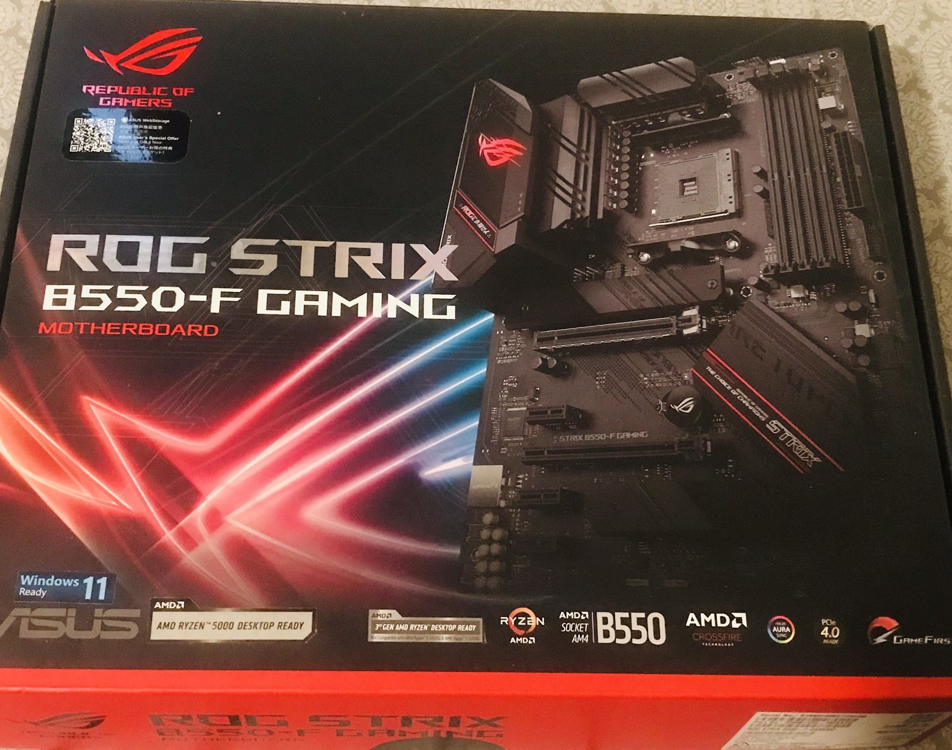ASUS ROG Strix B550-F Gaming Motherboard