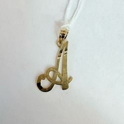 10K Gold ‘A’ Charm