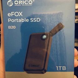 1TB Portable Solid State Drive NEW