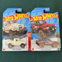 Hot Wheels Toyota Land Cruiser Lot of 2