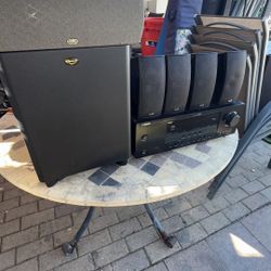 Yamaha Receiver And Klipsch Speakers 