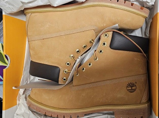 Timberland Premium Boot Wheat New Size 12
