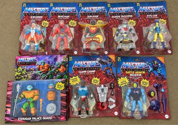 MOTU Origins 8 Figure Lot Palace Guard Horde Trooper Skeletor NEW SEALED