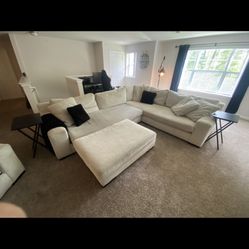 2 PC Sectional Couch  + Additional (Read Desc)