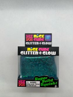 Needoh glitter & glow nice cube