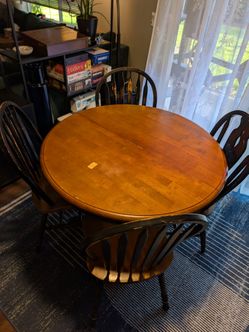 Table and 4 chairs