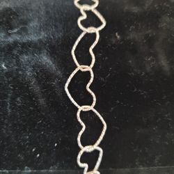 Heart Silver Bracelet