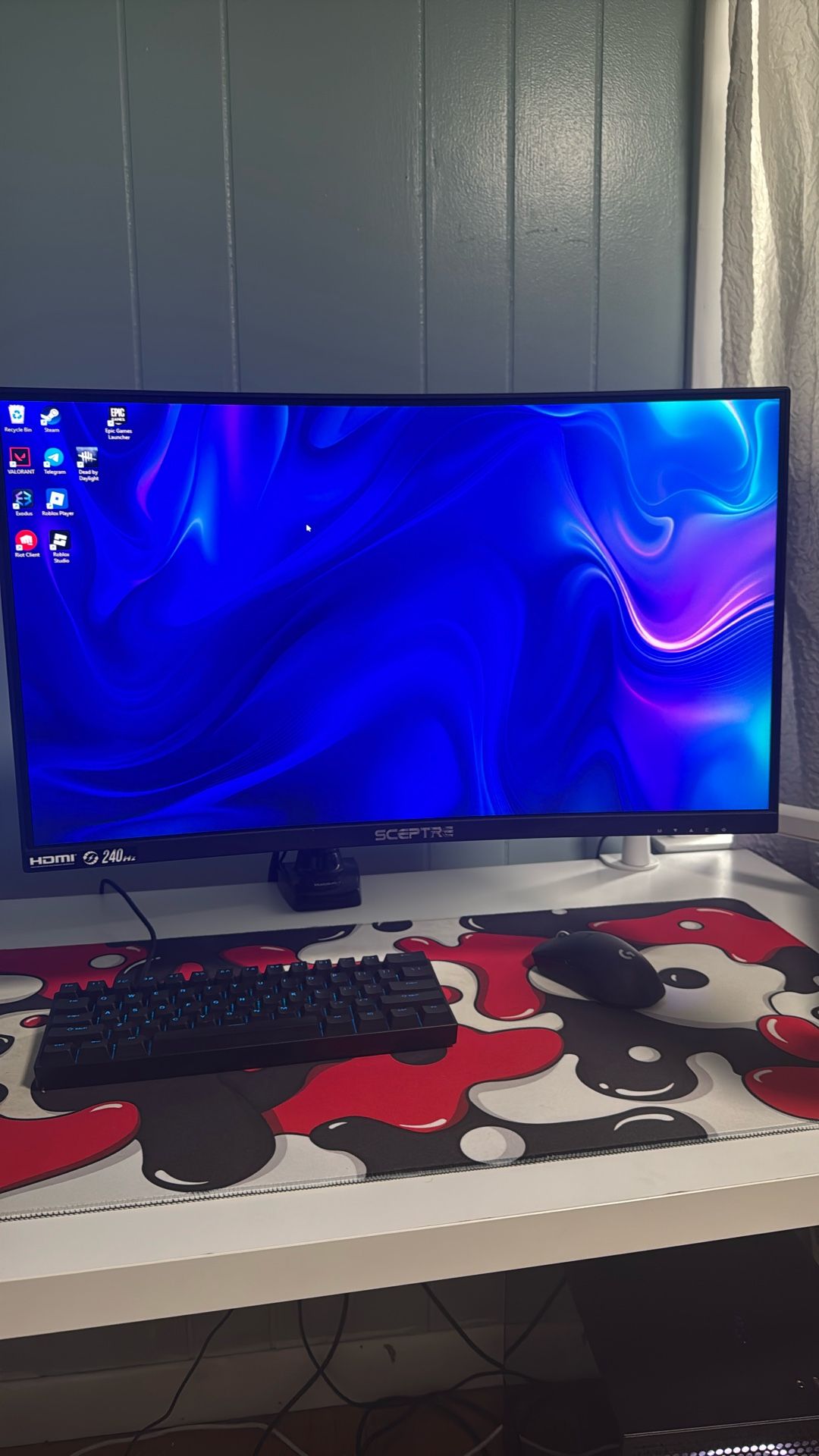 Sceptre Curved 24.5-inch Gaming Monitor 240Hz, 1080p