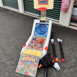 Rare vintage Fisher Price Triple Arcade game