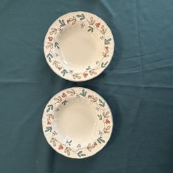Mikasa “Cottage Flair” Soup Bowls, Set Of Two