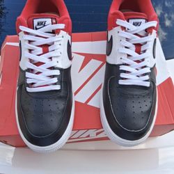 Nike Air Red White Black  Size 10.5 Men's Use Good Condition