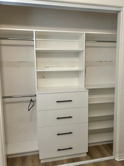 Large drawer built In closet