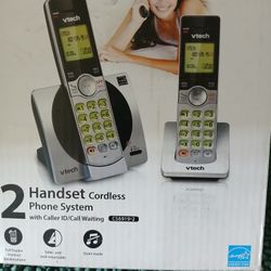 VTECH 2 HANDSET CORDLESS PHONE SYSTEM