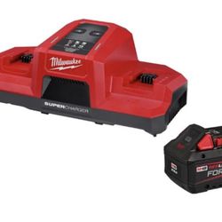Milwaukee M18 Dual Bay Super Charger Starter Kit 
