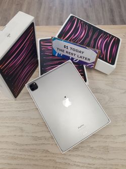 📱 Apple iPad Pro 12.9 inch 6th Generation (2022, M2 Chip) – Tablet Starting at $599 or Only $1 to Take It Home Today! Save Up to 55% with Full 1-Year