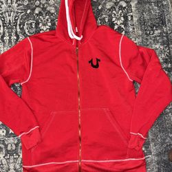 True Religion Tracksweat Hoodie California Style Size 4X Jacket 3XL Pants Red