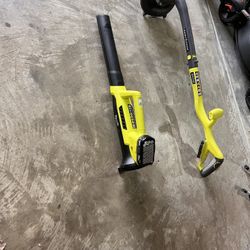 Ryobi Blower/ Wacker 