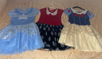 3 Disney Dresses size 4T