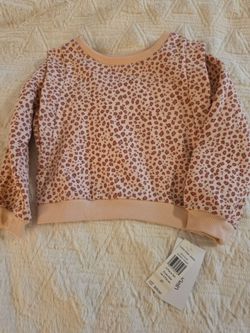 Calvin Klein leopard toddler crew neck