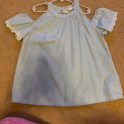 Abercrombie Kids Blue Jean Blouse