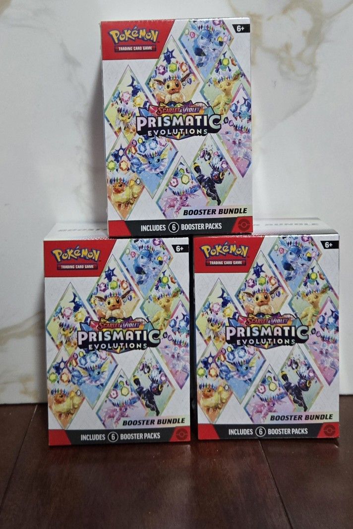 Pokemon Prismatic Evolutions Booster Bundles