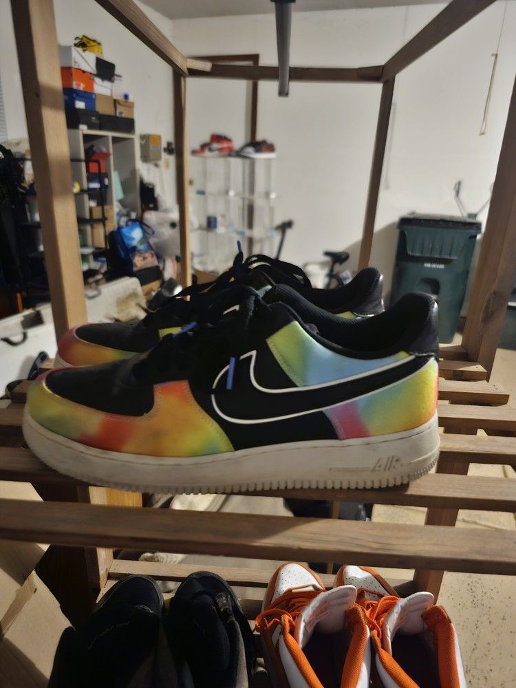 Air Force 1 Tie Dye Size 9.5 Mens(100 Percent Full Authentic!)