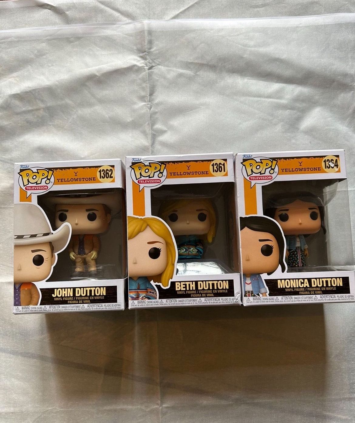 Yellowstone Funko Pops Lot Of 3