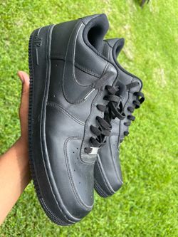 12.5 Black Nike Air Force 1s