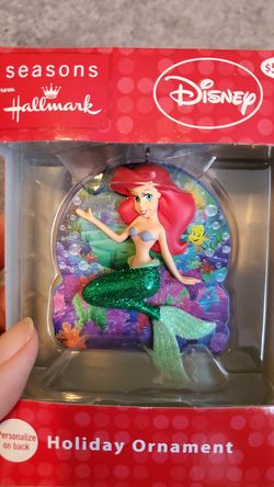 Disney The Little Mermaid Holiday / Christmas Ornament Brand New / Never Used In Original Packaging