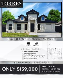 New Homes On Your Lot