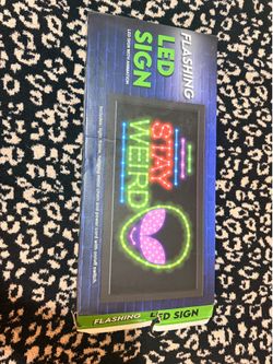 Led light up sign