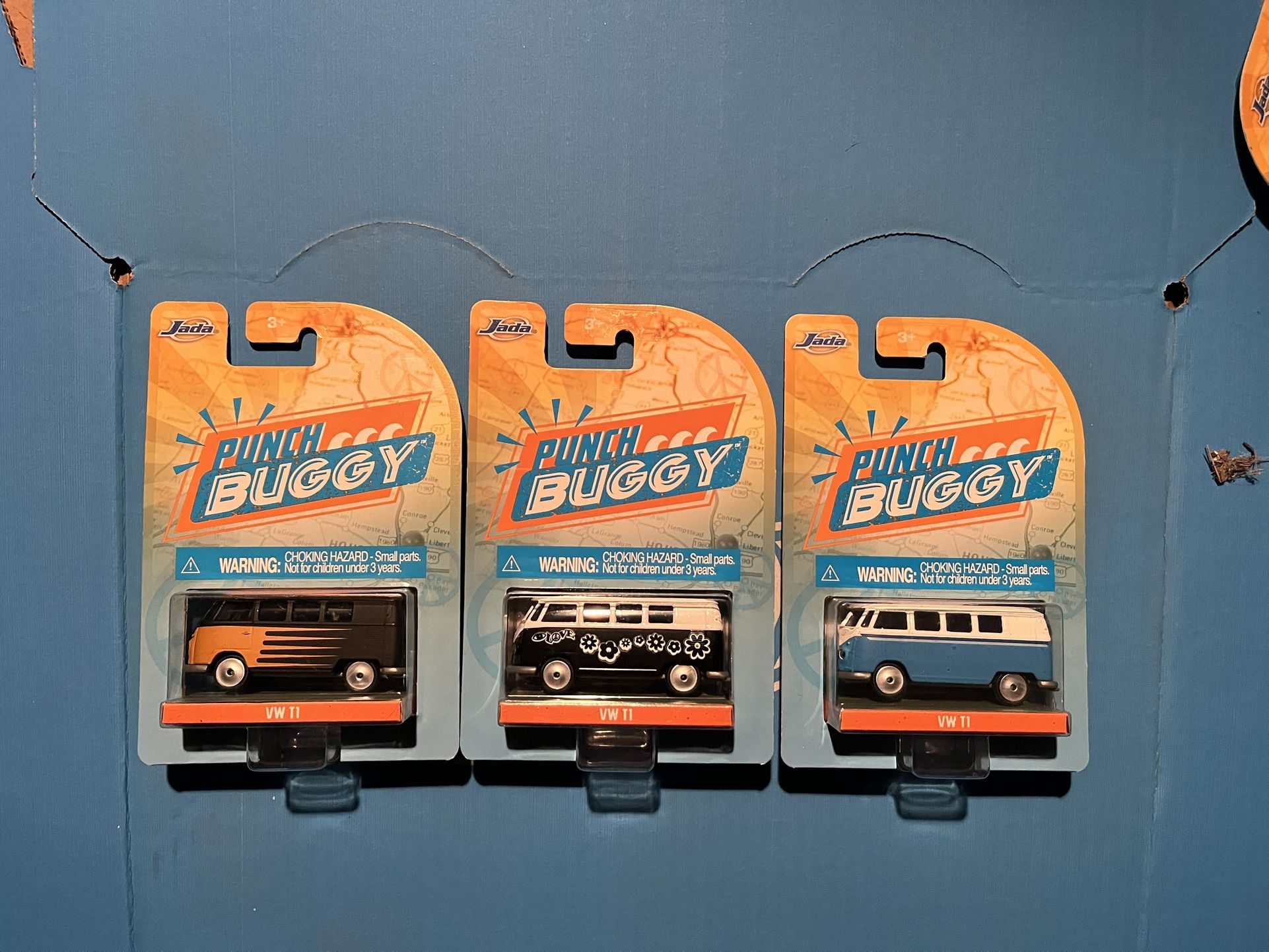 Jada Punch Buggy 1:64 Scale VW VOLKSWAGEN T1 Bus Diecast
