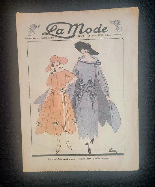 1921 (August) La Mode - French Fashion Magazine