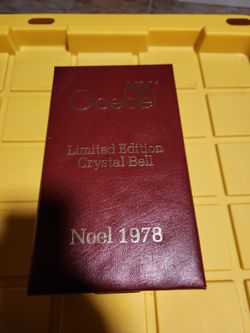 Holiday Season Crystal Bell ( Noel) by Goebel