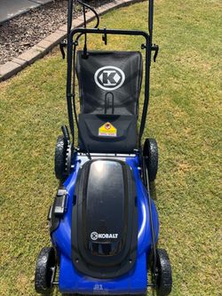 Kobalt electric lawnmower